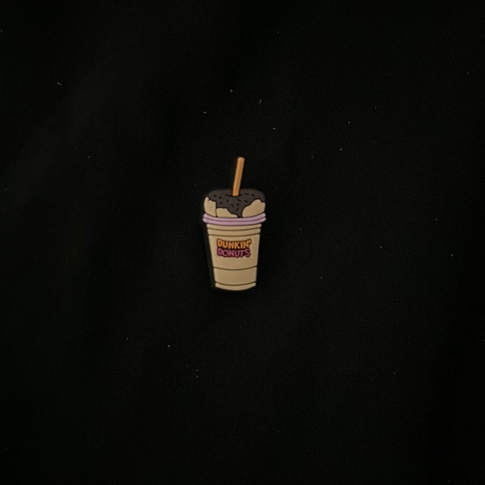 Dunkin Donuts croc charm